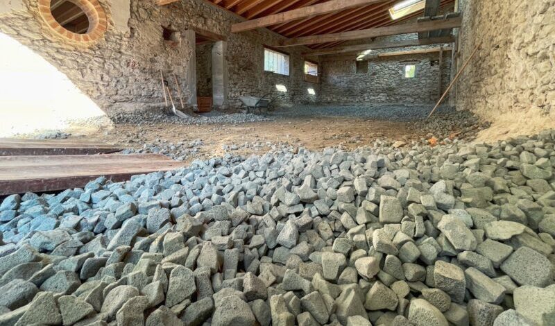 Rénovation de sol d'un bâti ancien dans le sud-est de la France - Crédit photo Misapor