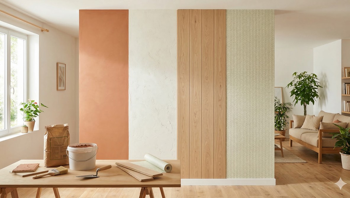 une-revetements-muraux-piece-de-vie-brico-ressources